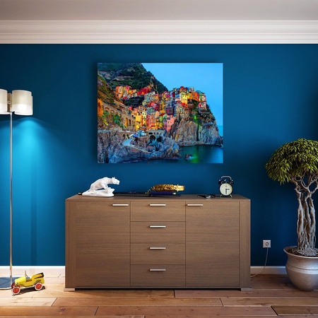 Park Narodowy Cinque Terre 40x30cm Haft Diamentowy Mozaika