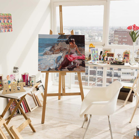 Piękno przybrzeżnych fal Malowanie Po Numerach