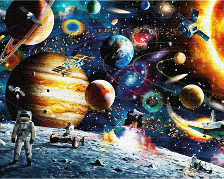 Przestrzeń Obraz Do Malowania Po Numerach