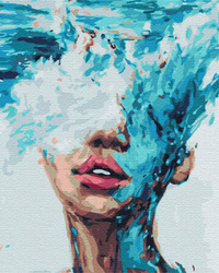 Cicha woda brzegi rwie Malowanie po numerach