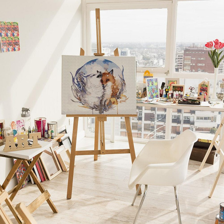 Zakochany lis Obraz Po Numerach Bez Ramy