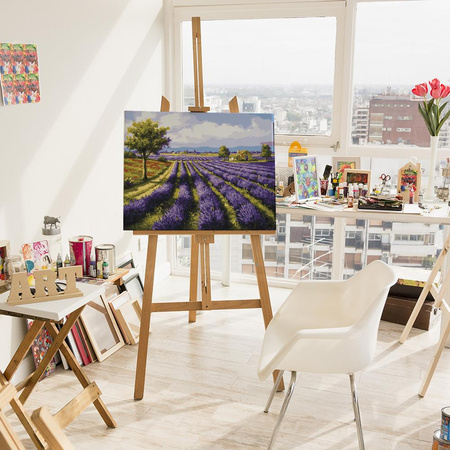 Pola lawendy Obraz Do Malowania Po Numerach