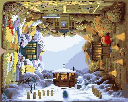 Cztery Pory roku Malowanie Po Numerach