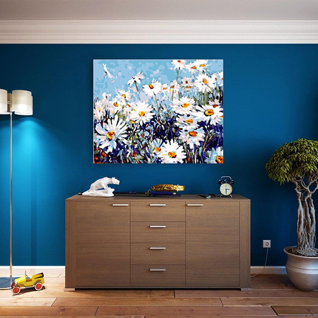 Stokrotki polne Obraz Do Malowania Po Numerach