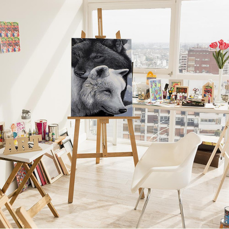 Wilki dobra i ciemności Malowanie po Numerach