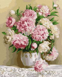 Aromat piwonii Malowanie Po Numerach