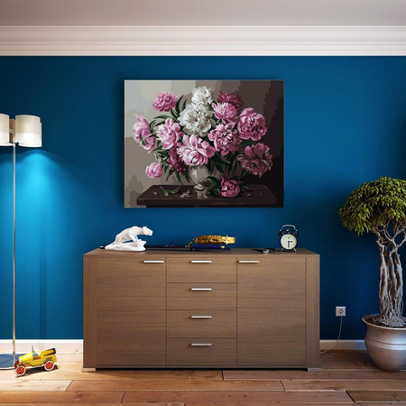 Bukiet kwiatów Obraz Do Malowania Po Numerach