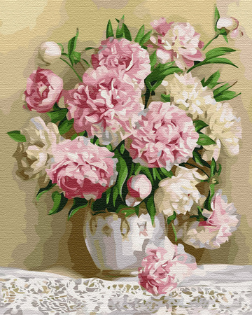 Aromat piwonii Malowanie Po Numerach