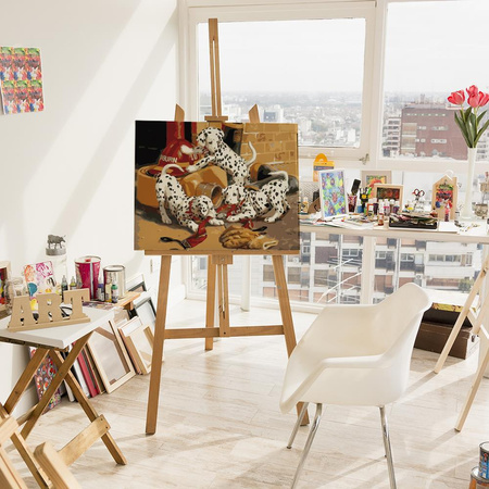 Niegrzeczni dalmatyńczycy Malowanie po Numerach