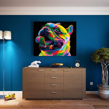 Kolorowy Piesek Proste Malowanie Po Numerach