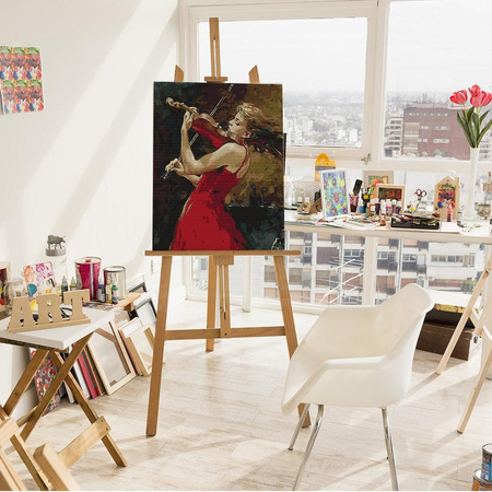 Dziewczyna ze skrzypcami Obraz Do Malowania Po Numerach