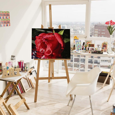 Delikatny pąk róży Malowanie po numerach