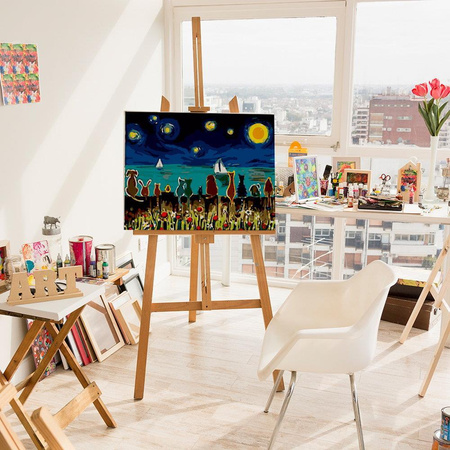 Spójrz na księżyc Obraz Do Malowania Po Numerach