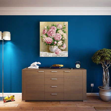 Bukiet piwonii Malowanie Po Numerach