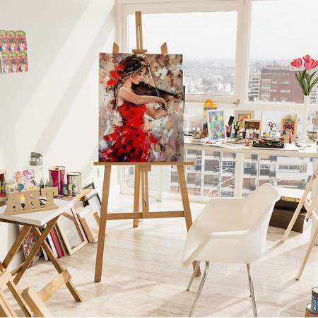 Kobieta ze skrzypcami Obraz Po Numerach Bez Ramy