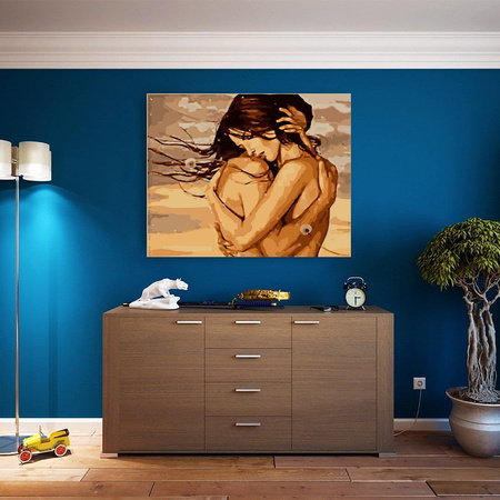 Czuły uścisk Obraz Do Malowania Po Numerach