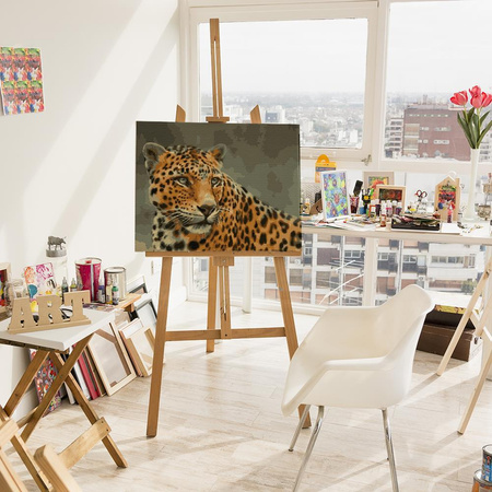 Lampart Malowanie po Numerach