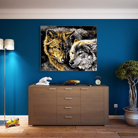 Wilki Obraz Do Malowania Po Numerach