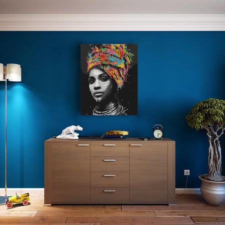 Afro Szyk Obraz Do Malowania Po Numerach