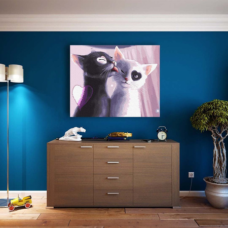 Troskliwe kotki Malowanie Po Numerach