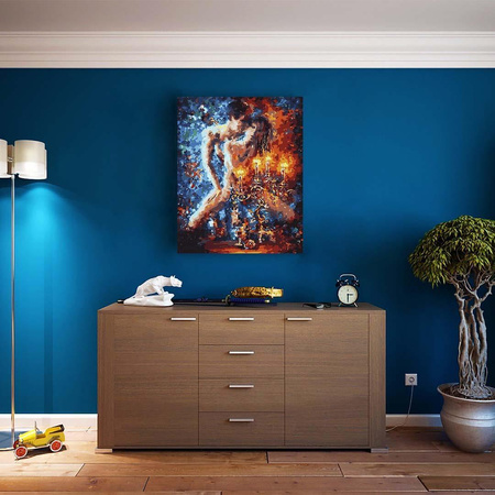 Razem przy świecach 40x50 Malowanie po numerach