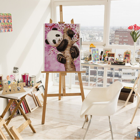 Słodka Panda 30x40 Malowanie Po Numerach