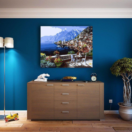 Taras Nad Morzem Obraz Po Numerach Bez Ramy