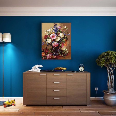 Róże i piwonie Malowanie Po Numerach