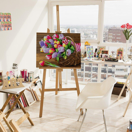 Wiosna w koszu Malowanie Po Numerach