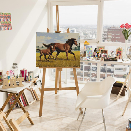 Rodzinny galop Obraz Do Malowania Po Numerach