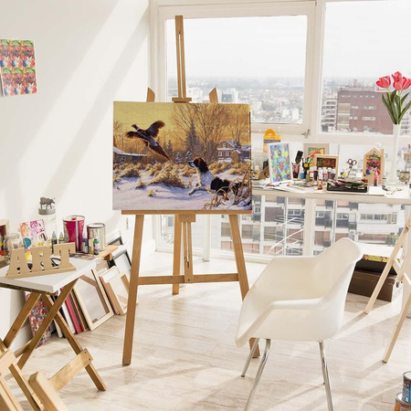 Zimowe polowanie Malowanie po numerach