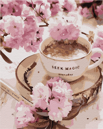 Poranna kawa Obraz Do Malowania Po Numerach