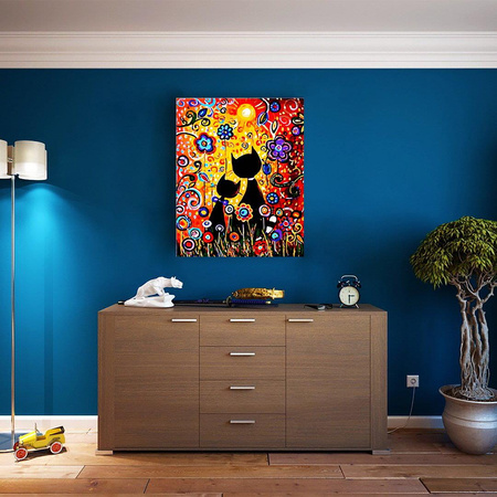 Rysowane koty Obraz Do Malowania Po Numerach