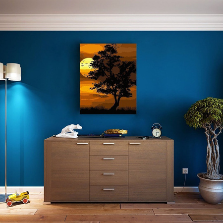 Zachód Słońca Malowanie po numerach