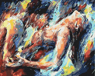 Nagi instynkt 40x50 Malowanie Po Numerach