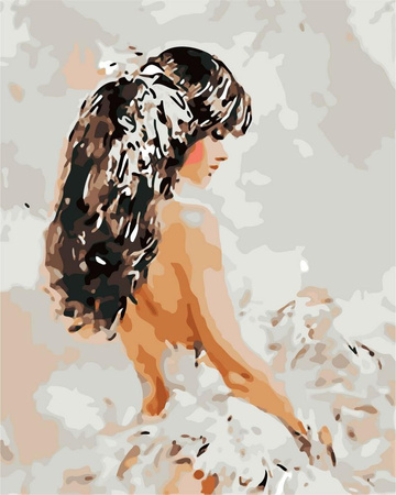 Sukienka powietrzna Obraz Do Malowania Po Numerach