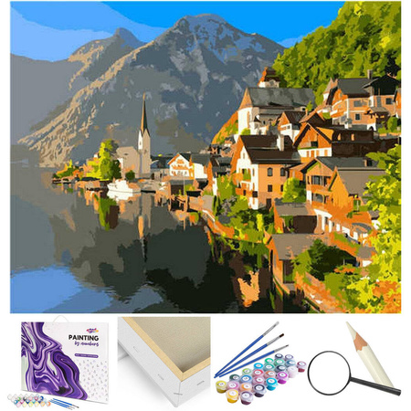 Miasto w Austrii Obraz Do Malowania Po Numerach