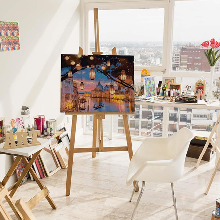 Lampki nocne Wenecji Malowanie po numerach 40x50 cm