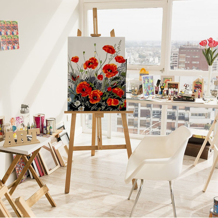 Tańczące Kwiaty Malowanie Po Numerach