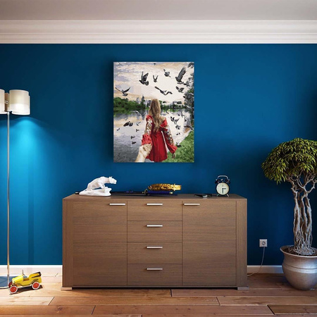 Wieczór nad Wisłą Malowanie po numerach