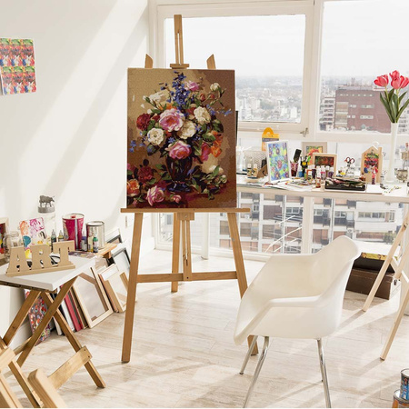 Róże i piwonie Malowanie Po Numerach