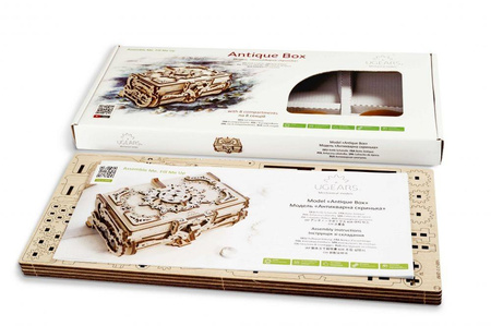 Antyczna szkatułka Model mechaniczny do składania