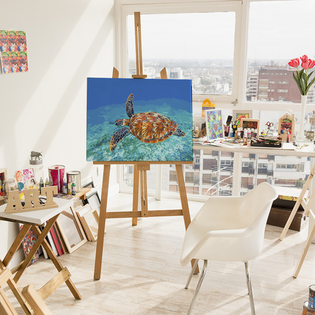 Żółw w oceanie Obraz Do Malowania Po Numerach