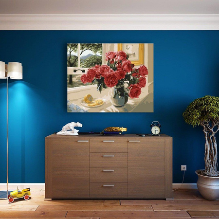 Cytrynowe akcenty czerwieni Malowanie Po Numerach