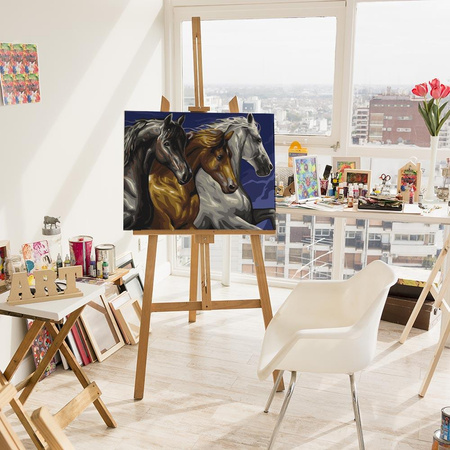 Trio koni Malowanie po Numerach