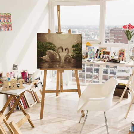 Łabędzie Malowanie po numerach