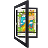 kids art frame black