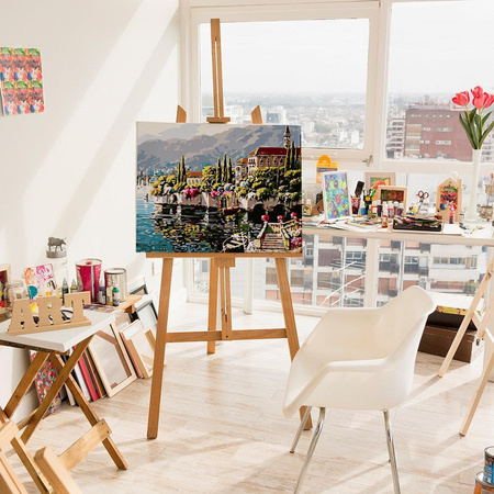 Miasto portowe Obraz Do Malowania Po Numerach