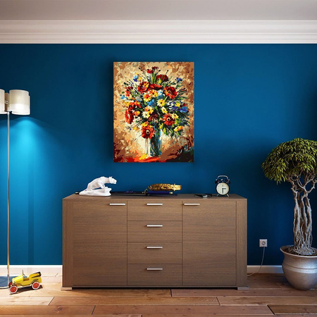 Kolorowe Kwiaty Malowanie po numerach