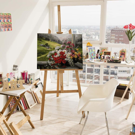 Alpejski krajobraz Obraz Po Numerach Bez Ramy